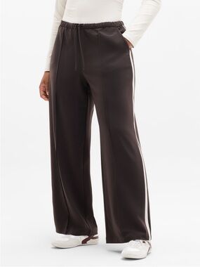 ATHLETA MVP Mid-Rise Side Stripe Pant Truffle XXS